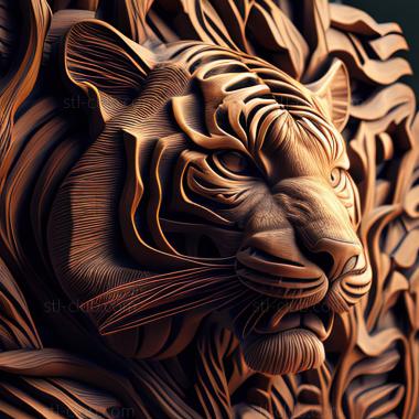 3D model st tiger (STL)